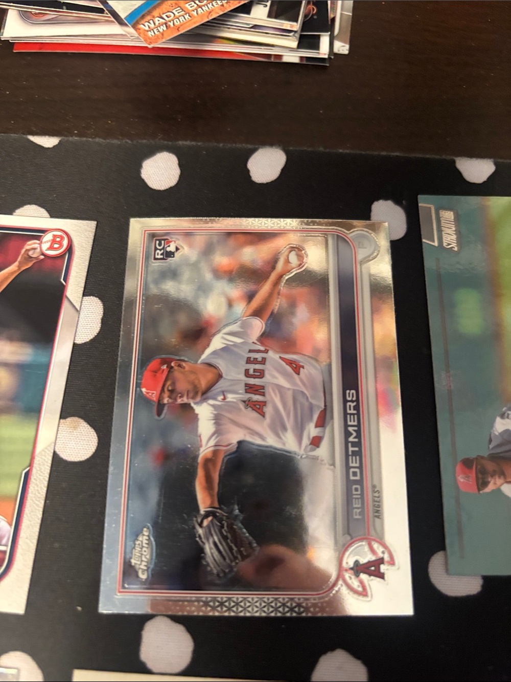 MLB Los Angeles Angels Baseball Card - Red Team Design - Picture 10 of 11